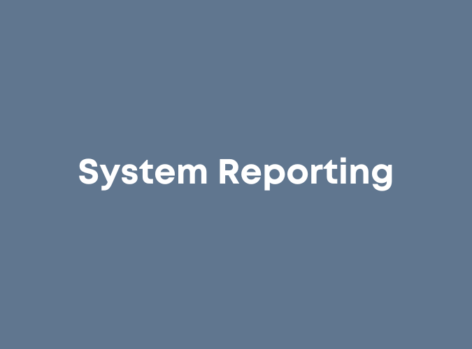 Student Reporting