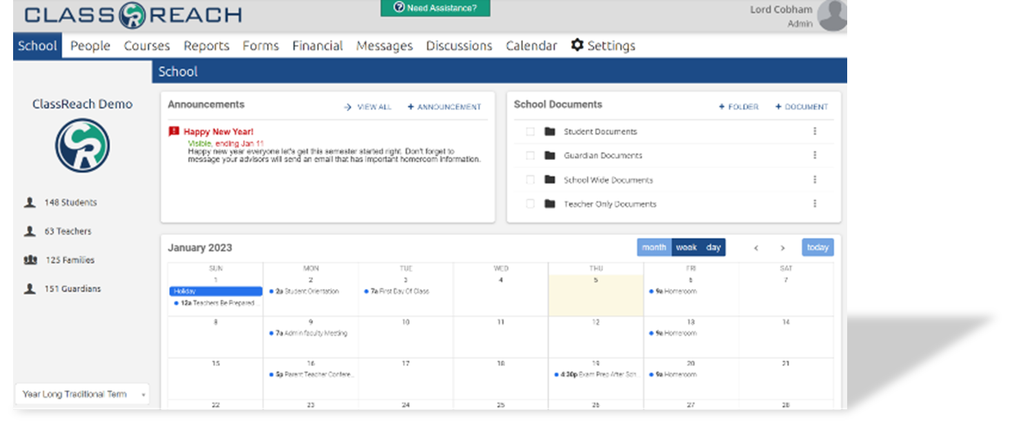 School Management Software for Private K-12 Schools | ClassReach