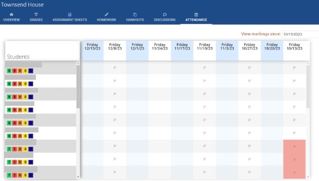 ClassReach Attendance Feature